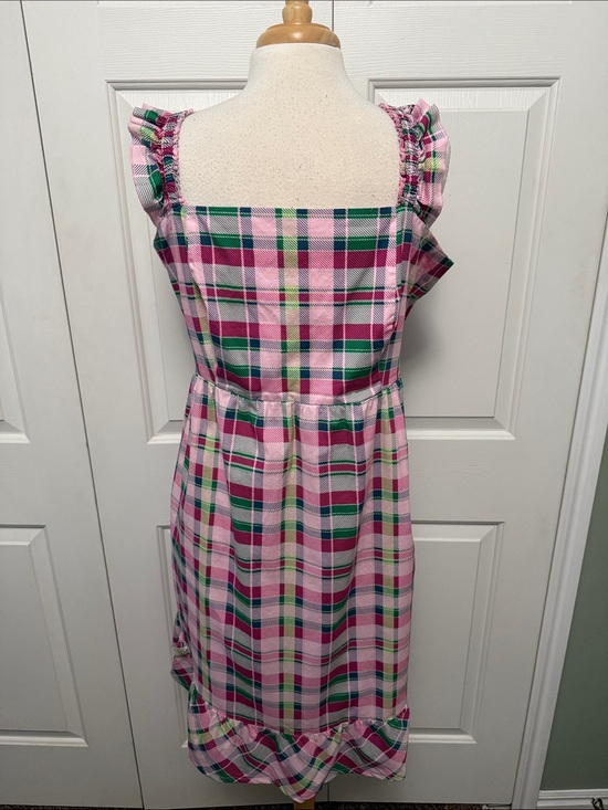 torrid Dresses & Skirts - Women’s Pink Plaid Sundress with Ruffle Straps